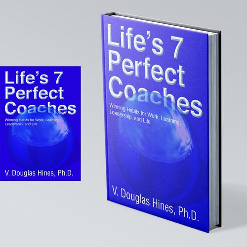 Simple modernist Book Cover Using 3D