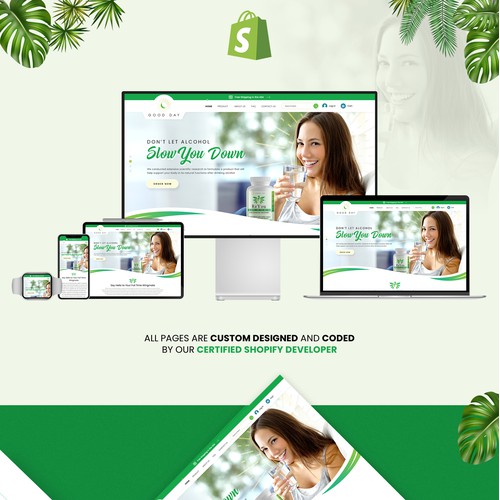 Custom Shopify Website for Healthcare  Company 