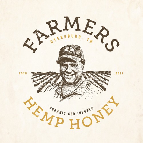 CBD honey farm logo