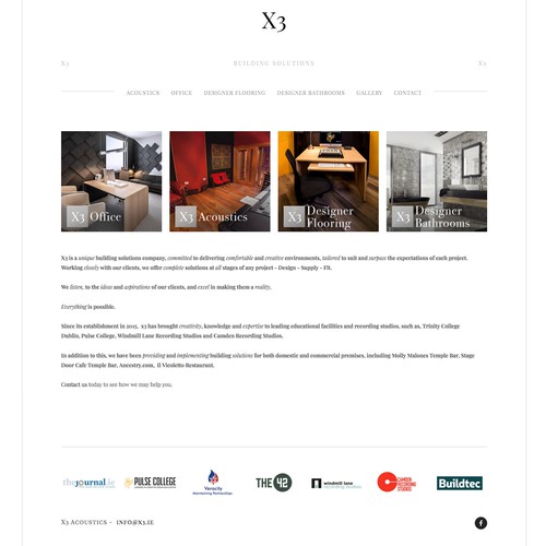 X3 Acoustics Dublin