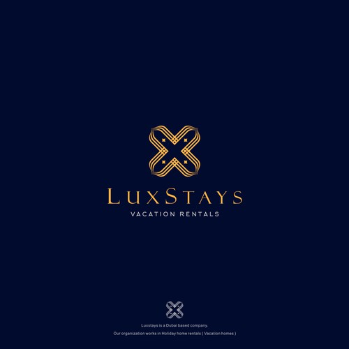 Logo Design for LuxStays Vacation Rentals