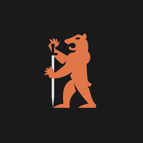 Heraldic Bear Logo Concept
