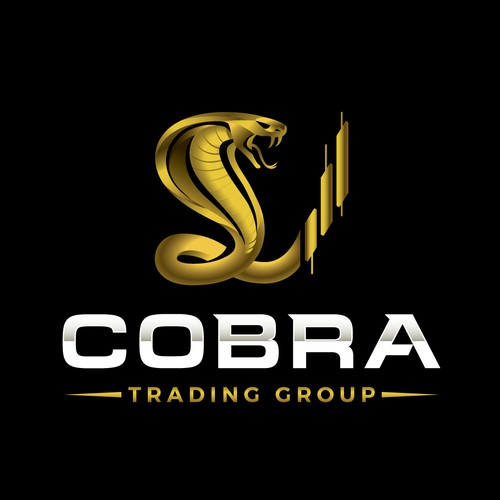 Bold Cobra Snake Logo for Trading Company