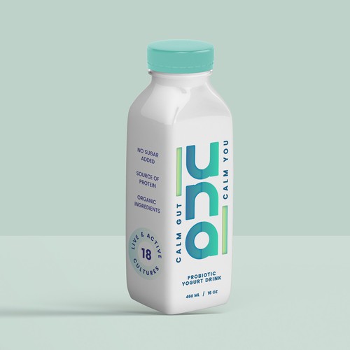 Healthy Drink Bottle Packaging Design