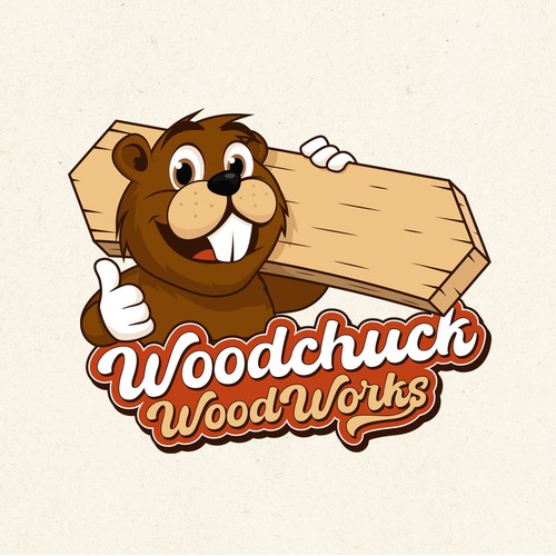 "Woodchuck Woodworks" Logo