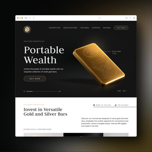 Gold Marketplace Website
