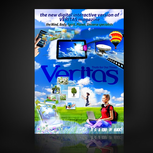 Create the next business or advertising for VERITAS Magazine