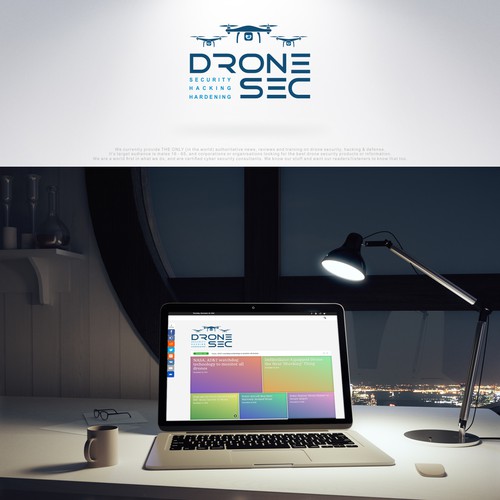 Logo concept for drone security company