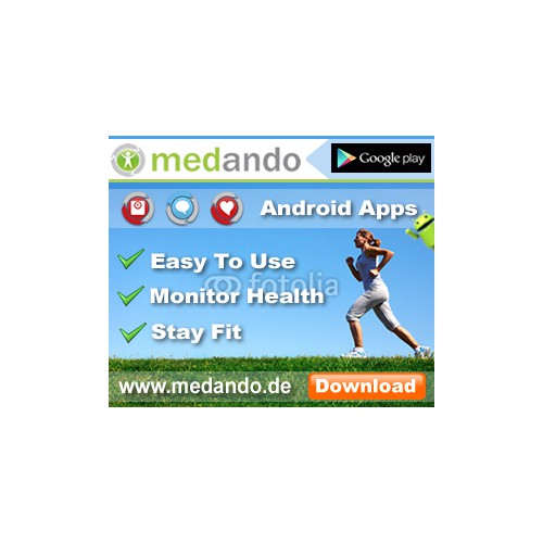 Web Banner Ad for Medando Apps