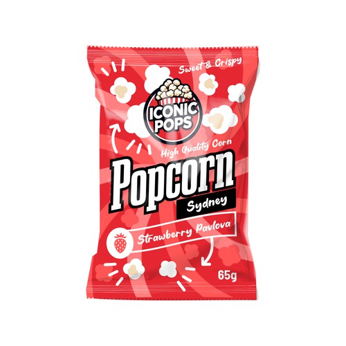 Popcorn bag design