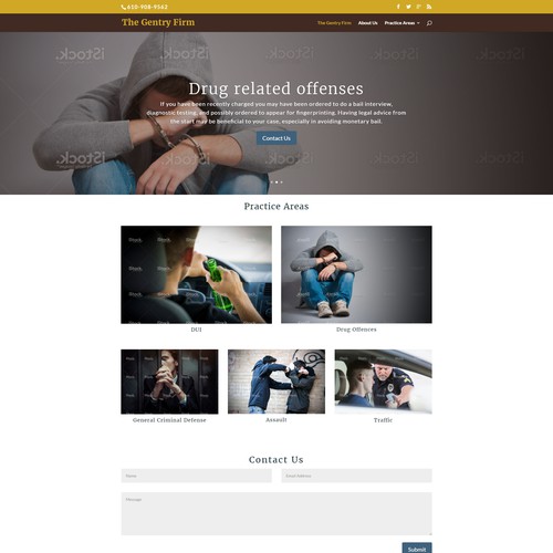 Wordpress Website for a Lawyer