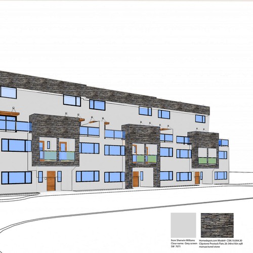 Elevation Proposal for Townhouse-2