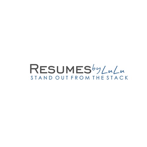 Make the topic of Resumes interesting with a sophisticated logo with a unique twist.