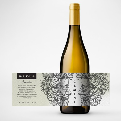 Gemini - Cuvée - Wine Label