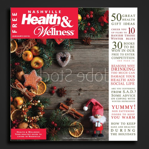 Magazine template for HEALTH & Wellness