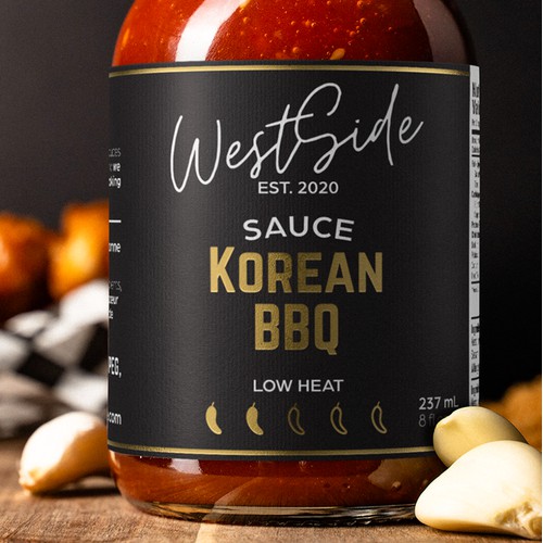 Label update for an Artisan Sauce brand