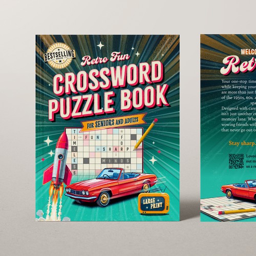 Nostalgic and Eye-Catching Book Cover