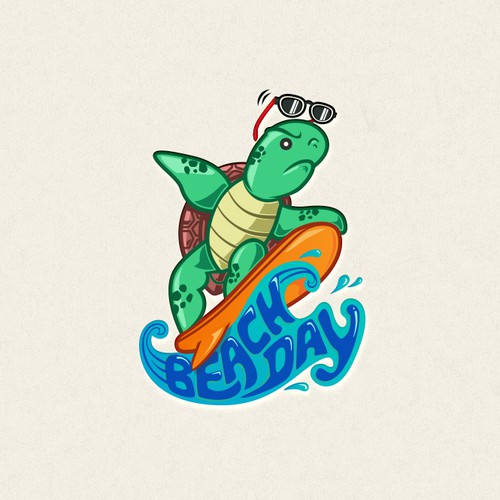 Illustrative Logo - Beach Day