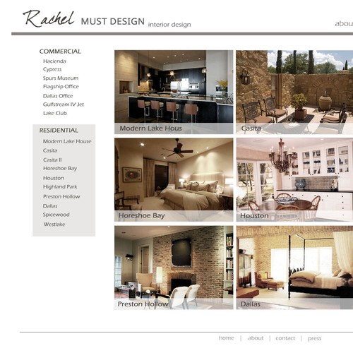 Rachel Mast Design, Inc needs a new website design