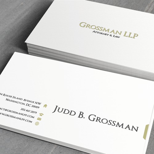 Help Grossman LLP with a new stationery