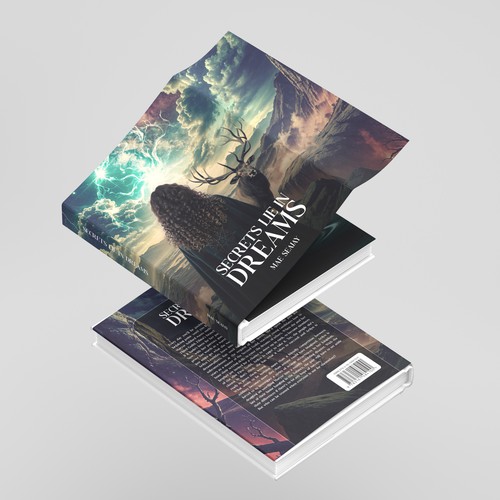 Fantasy Novel Book Cover Design "Secrets Life & Dreams"