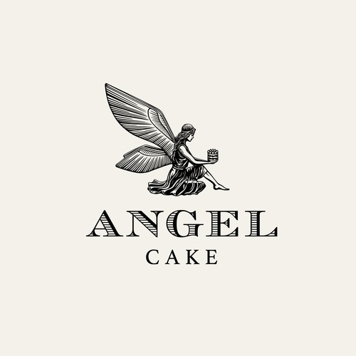 Angel Cake - logo design