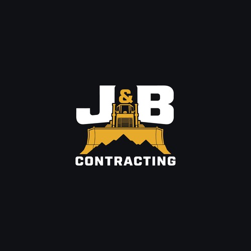 Bold logo design for a contractor firm