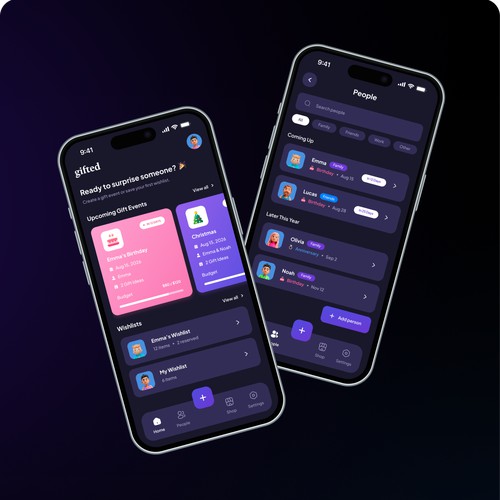 Gifted App Design