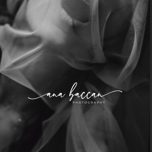 Initials monogram and logo for art photographer