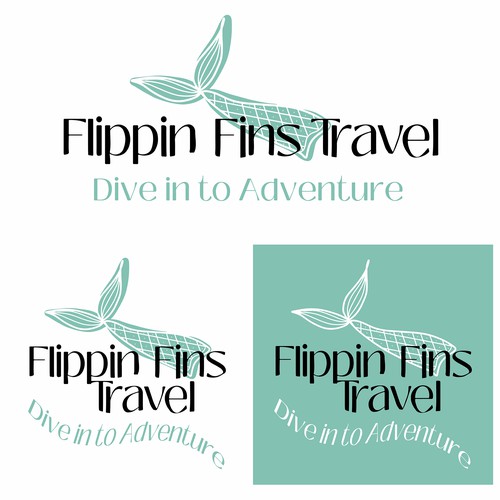 Travel Agency Logo with Mermaid