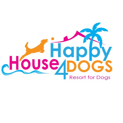 Fun Logo design for Dog Resort