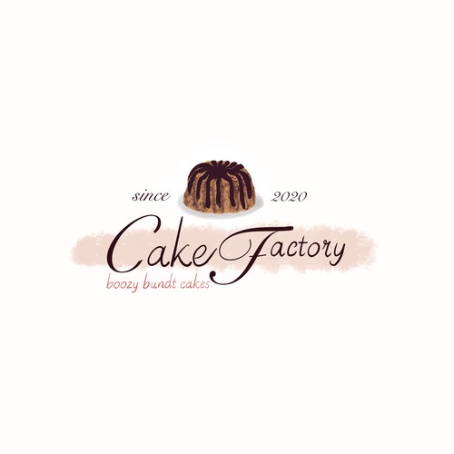 Another vintage logo for cake business.