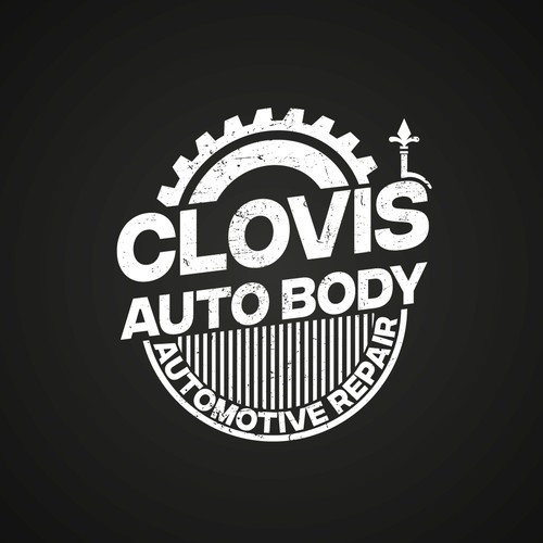 Clovis Auto Body  Logo