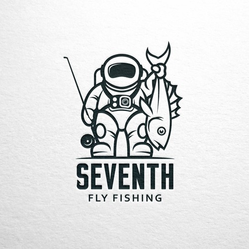Mascot logo for Seventh Fly Fishing