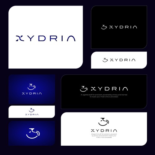 Futuristic logo concept for Xydria
