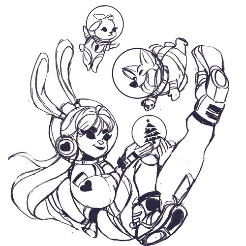 inking sketch 