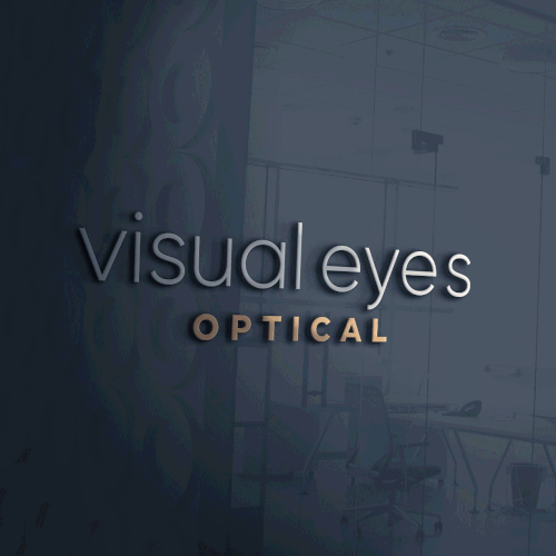 Animated logo for Visual Eyes Optical