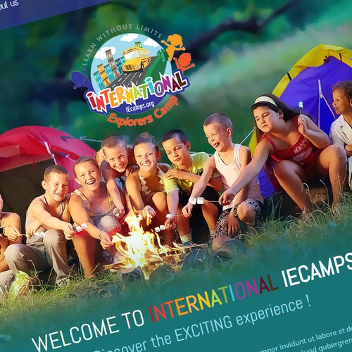 Website only (no logo needed) for local summer camp business.