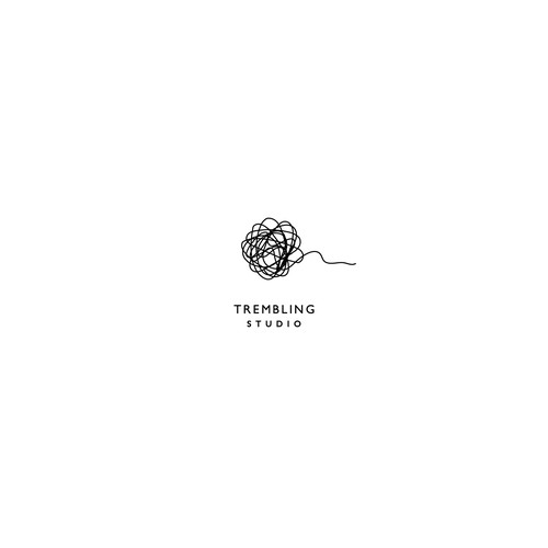 Trembling studio logo design