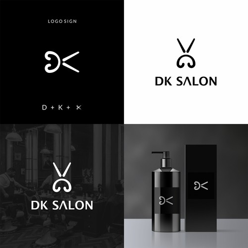 Logo Concept for DK Salon