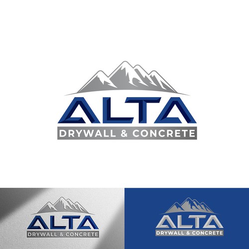 Logo design for Alta Drywall and Concrete