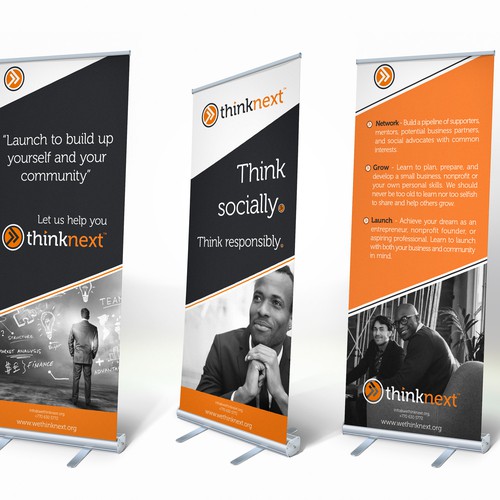 Think next rollup banner