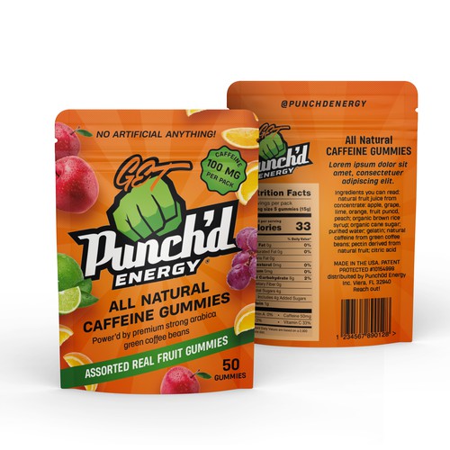 Finalist at gummies packaging design