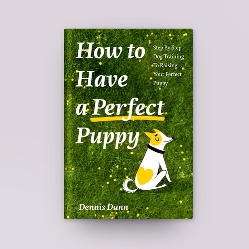 Puppy Training Book Cover Design