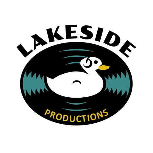 Create a vintage record & duck logo for music & entertainment company