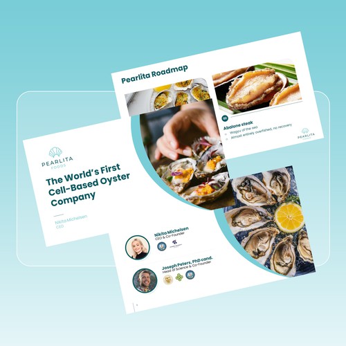 Food PowerPoint Presentation Template for PEARLITA