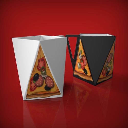 Design a unique and innovative Pizza Mug