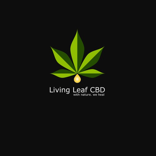 Logo concept for a CBD brand