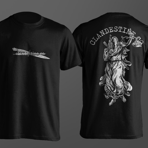 CIA inspired Military Style Shirt Clandestine Company