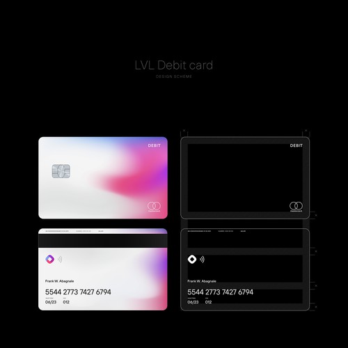 LVL Debit card design.